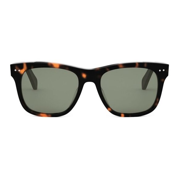 New CELINE Thin Havana Square CL40322U 52N Sunglasses Women - Picture 2 of 3